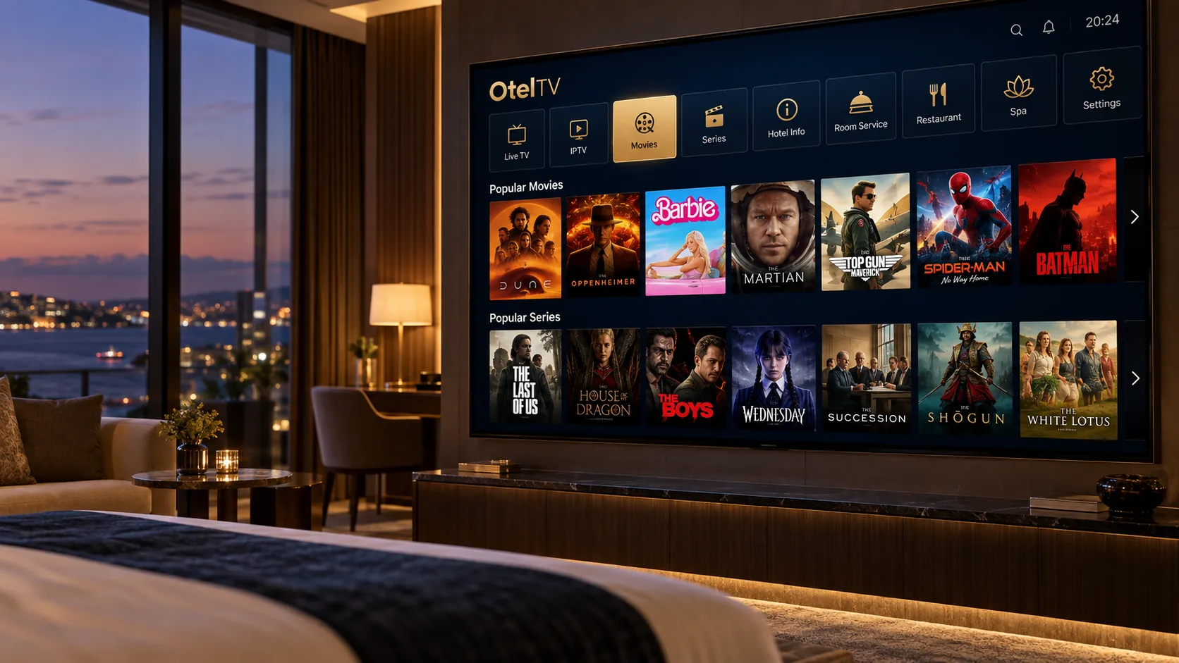 Stayivo hotel VOD movie and series content platform
